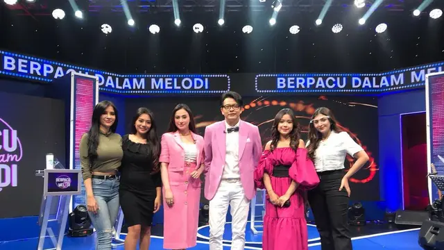 Maria Vania, Sarah Salsabila Keihl, Amel Alvi dan Berlliana Lovell di Kuis Berpacu Dalam Melodi (ist)