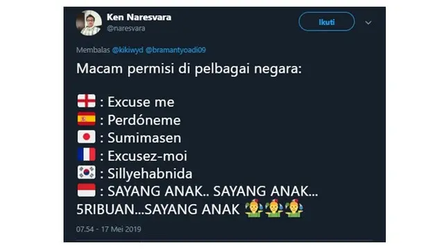 Beda Ucapan Permisi dari Berbagai Negara Vs Indonesia