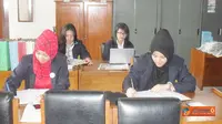 Mahasiswa UNPAD  Fakultas Ilmu Komunikasi Bandung melaksanakan PKL di  Kantor Informatika Kabupaten Garut.
