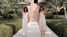 Nia Ramadhani belum lama ini diketahui tengah berlibur bersama dengan sang kakak ipar, Gita Janu. Tak mengajak suami dan anak-anaknya, keduanya pun terlihat menikmati waktu liburan di kawasan Borobudur, Magelang, Jawa Tengah. (Instagram/ramadhaniabakrie)