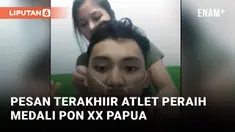 Haru! Begini Pesan Terakhir Glenn Endriko, Atlet Taekwondo Peraih Medali PON XX Papua
