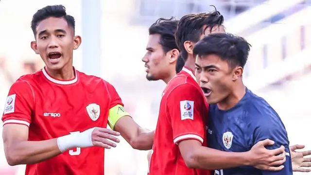 Ernando Ari - Timnas Indonesia U-23 Vs Timnas Australia U-23 di Piala Asia U-23 2024