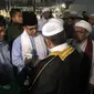 Gubernur DKI Anies Baswedan menghadiri milad ke-21 FPI di Jakarta Utara. (Merdeka.com)