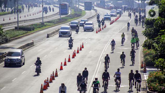 FOTO: Pemprov DKI Jakarta Siapkan 30 Kawasan Khusus Pesepeda