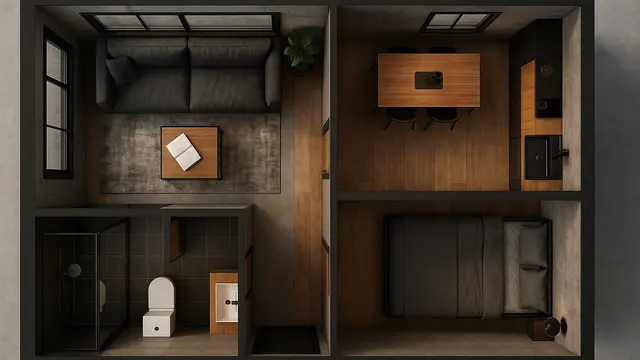 Desain Rumah Kecil Mewah untuk Lahan 6x10