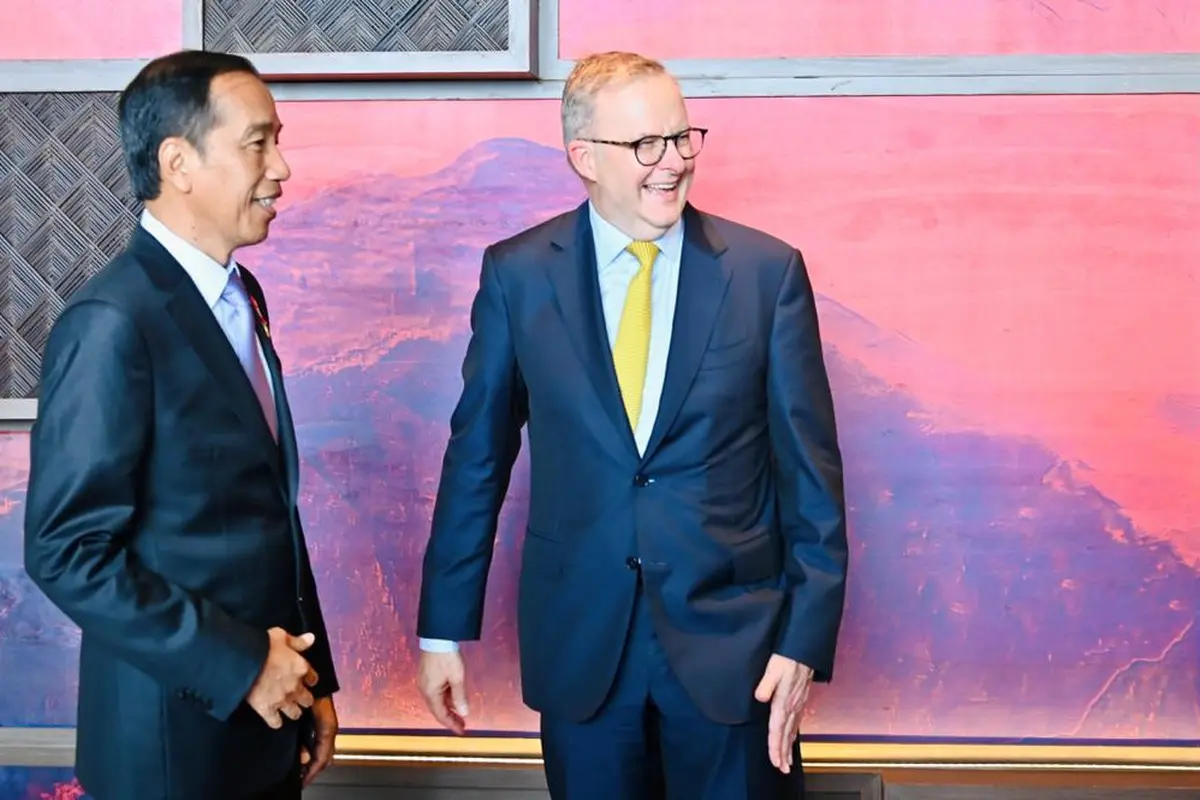 Presiden Jokowi dan Perdana Menteri (PM) Australia Anthony Albanese (Biro Pers Sekretariat Presiden)
