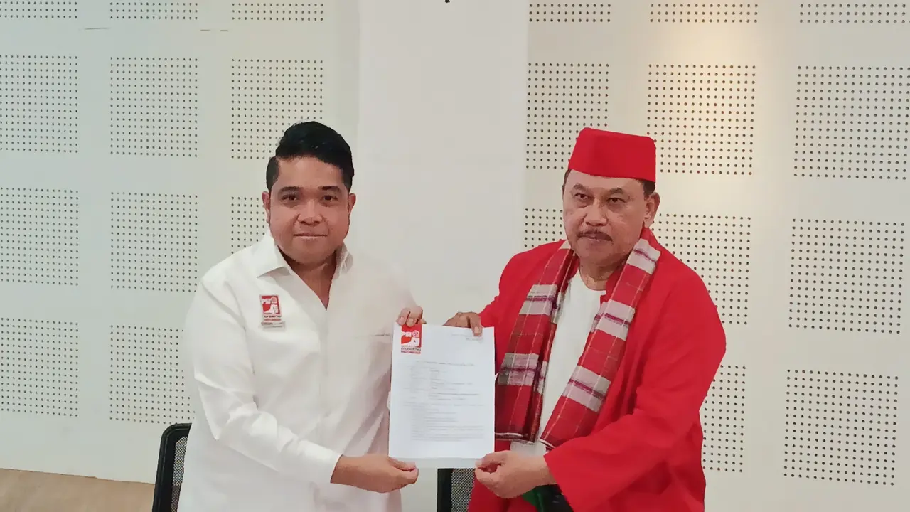 Ketua DPW PSI DKI Jakarta Justin Adrian Untayana dan Achmad Sajili.