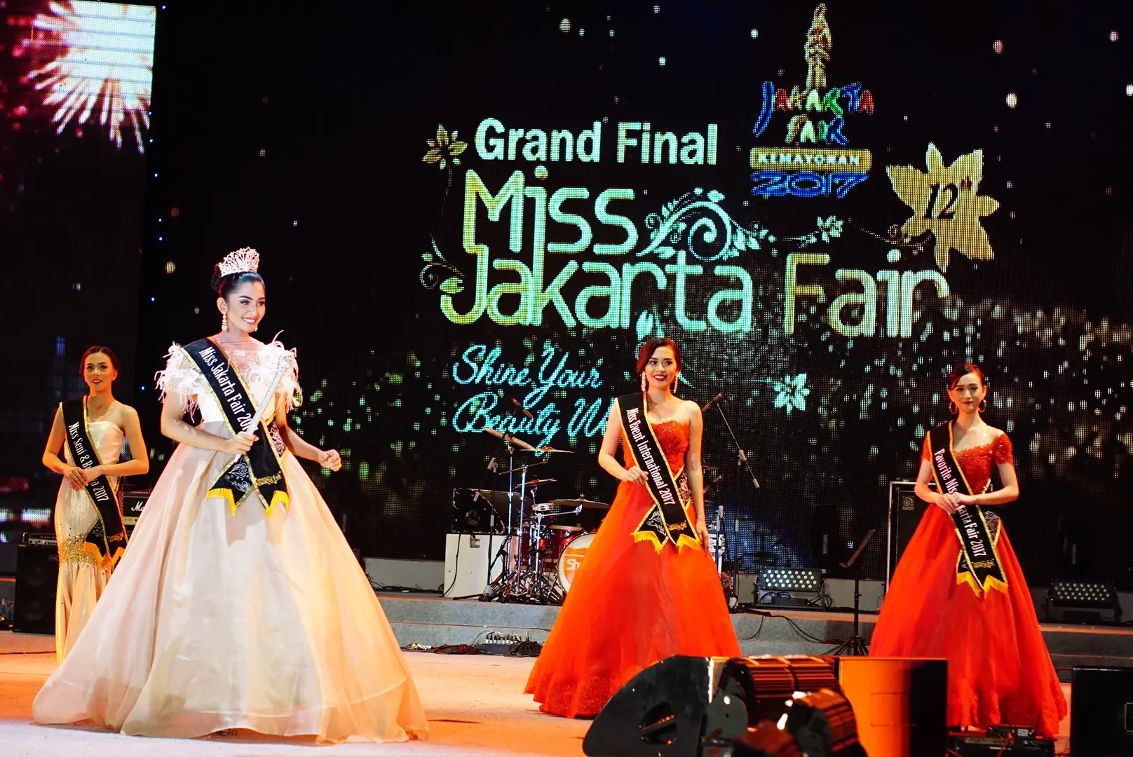 Miss Jakarta Fair 2017 hari terakhir (Syaiful Bahri/Bintang.com)