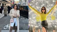 Cinta Laura tampil dengan gaya stylish selama liburan di London (@claurakiehl)
