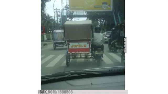 Kata Lucu Gokil Di Belakang Becak