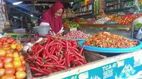 Pedagang cabai di Pasar Induk Banyuwangi (Hermawan Arifianto/Liputan6.com)