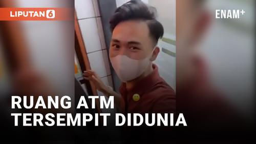 VIDEO: Kaget! Ternyata Ada Ruang ATM Tersempit Didunia Hanya di Indonesia!