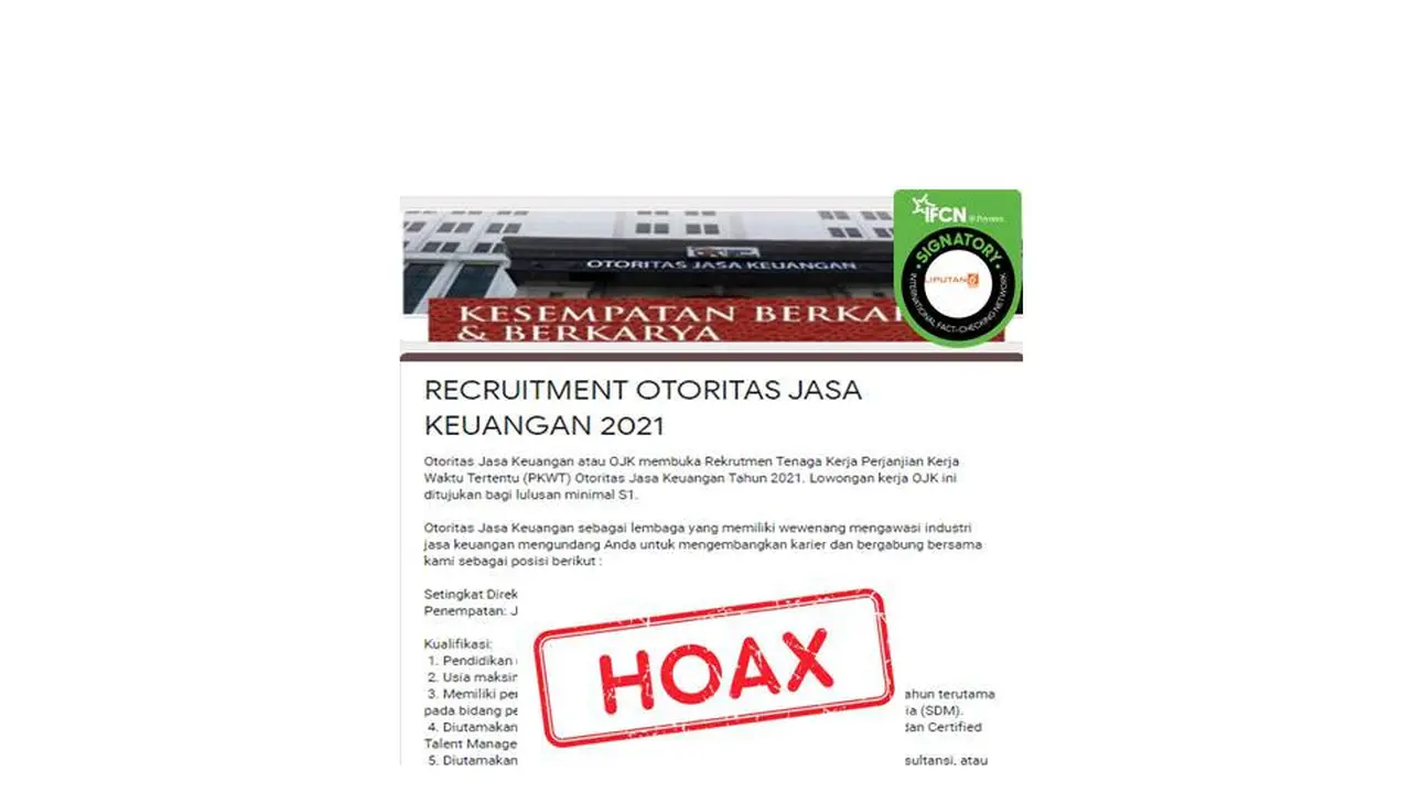 Cek Fakta OJK