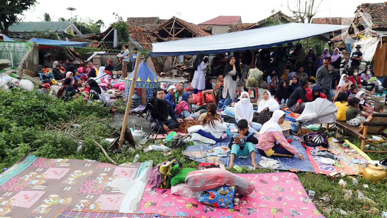 Melihat Posko Pengungsian Warga Terdampak Gempa Cianjur