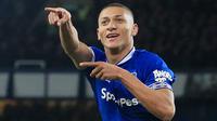 6. Richarlison (Everton) - 8 Gol. (AFP/Lindsey Parnaby)