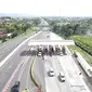 Pada H2 s.d H+4 Hari Raya Idul Fitri 1443 H periode 3-7 Mei 2022, Jasamarga Metropolitan Tollroad Regional mencatat peningkatan volume transaksi arus balik yang melalui Gerbang Tol (GT) Cileunyi Ruas Tol Padaleunyi dan GT Cikunir 6 Ruas Tol JORR E. (Dok. Jasa Marga)