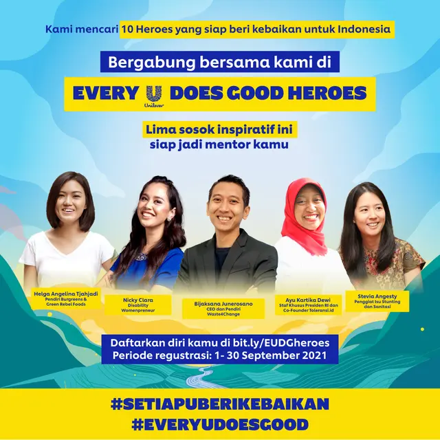 Program Every U Does Good Heroes dari PT Unilever Indonesia, Tbk.