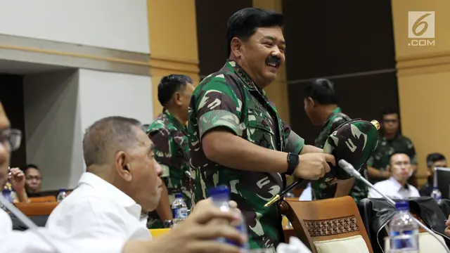Menhan dan Panglima TNI Bahas Anggaran Bersama DPR