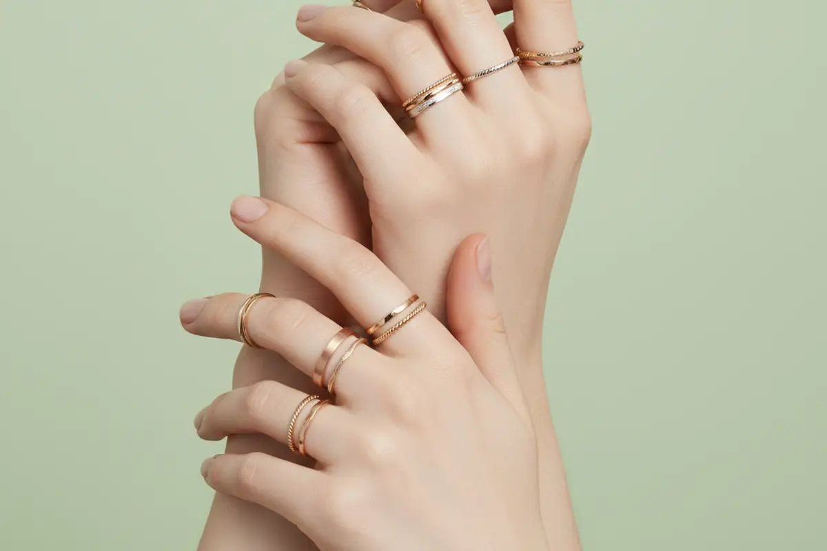 Model Cincin Emas Tipis yang Tidak Terlihat Murahan