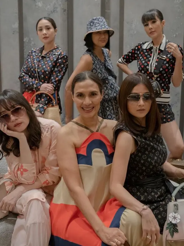 6 Momen Nagita Slavina di Undang Acara Resmi Louis Vuitton, Gayanya Curi Perhatian