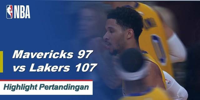 Cuplikan Pertandingan NBA : Lakers 107 vs Mavericks 97