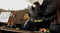 Ketua DPR Setya Novanto saat gladi bersih pembukaan Konferensi Parlemen Asia Afrika, Jakarta, Rabu (22/4/2015). (Liputan6.com/Andrian M Tunay) 