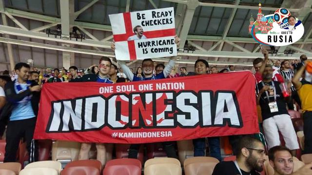 Suporter Indonesia di Piala Dunia