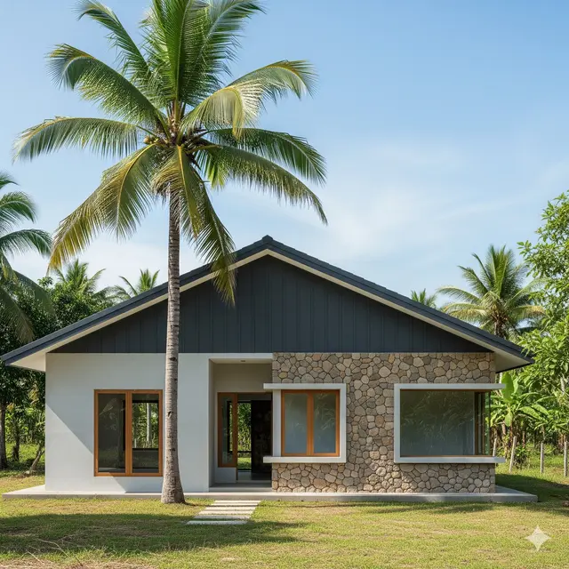 Inspirasi 7x12 Rumah Minimalis Sederhana di Desa