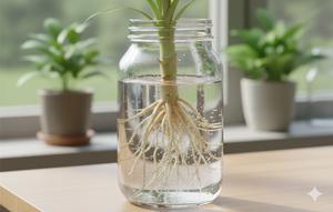 Cara menanam daun pandan di air (Gemini AI)