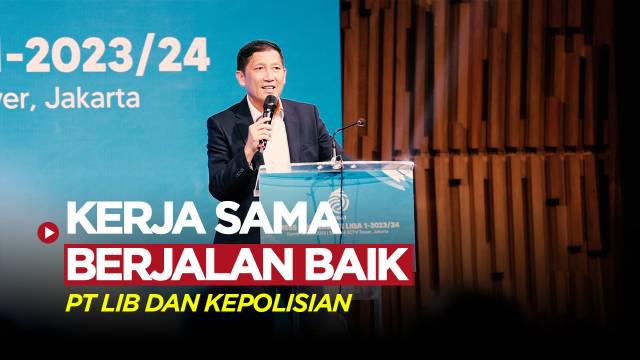 Berita Video,PT LIB sebut kerja sama dengan pihak kepolisian berjalan dengan baik dalam konferensi pers pada Kamis (15/6/2023)