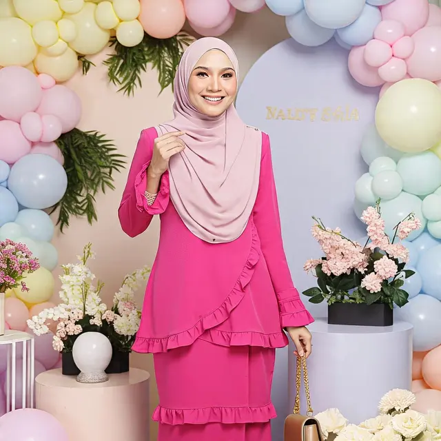 Model Baju Kurung Modern untuk Pesta