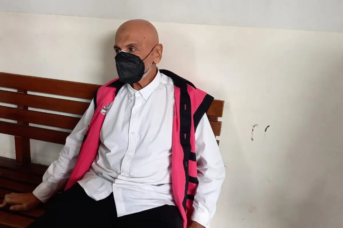Mark Sungkar bersiap menjalani kasus korupsi di Pengadilan Negeri Jakarta Pusat