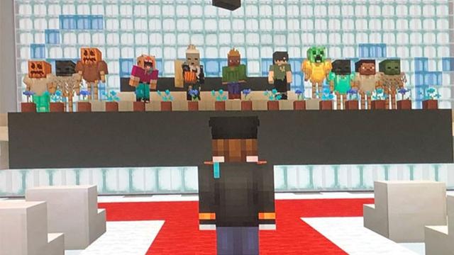 Antisipasi Virus Corona Siswa Di Jepang Lakukan Upacara Kelulusan Lewat Minecraft Citizen6 Liputan6 Com