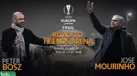 Road to Friends Arena Peter Bosz Vs Jose Mourinho (Bola.com/Fauzan Akhdan)