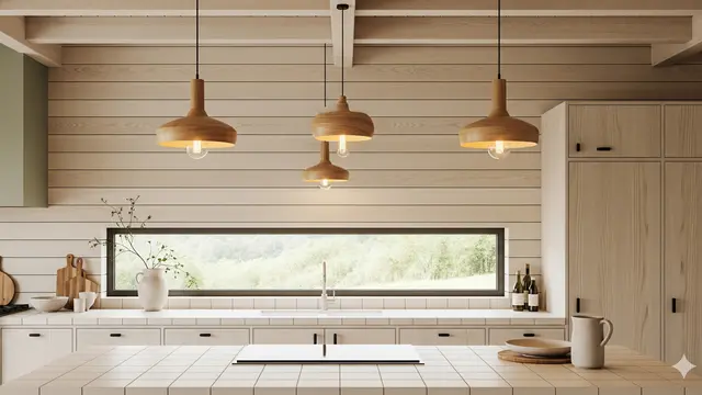 Model Dapur Rumah Sederhana dengan Dinding Kayu yang Tetap Elegan/Ilustrasi AI