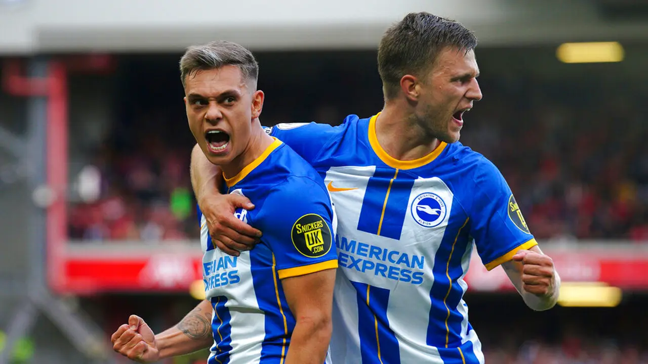 Hujan Gol, Liverpool Ditahan Imbang Brighton di Anfield