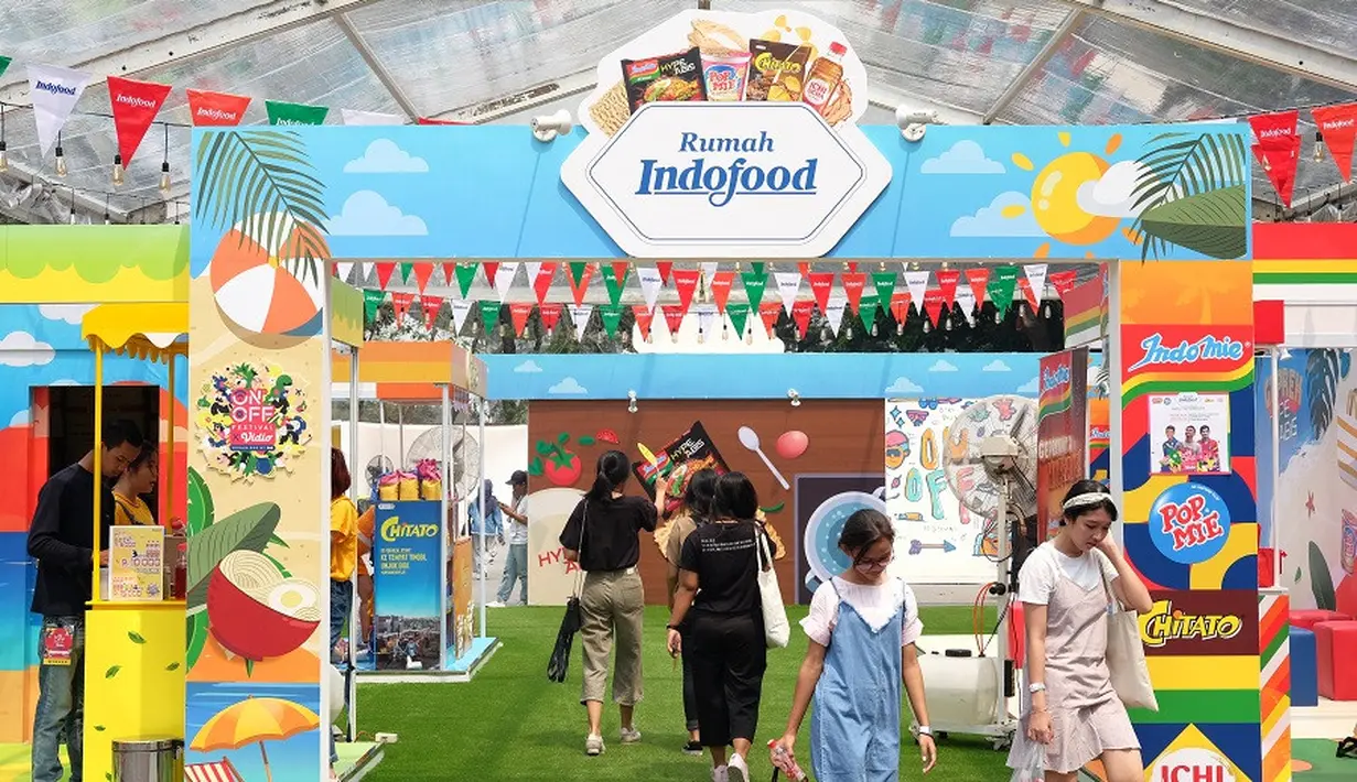 Rumah Indofood meriahkan ON OFF Festival 2019 yang diselenggarakan pada 7-8 September 2019 di Istora Senayan, Jakarta.