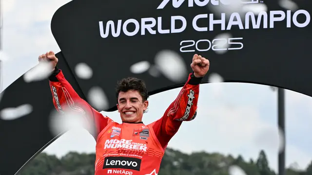 Marc Marquez jadi juara dunia MotoGP 2025