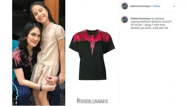 Terlihat Sederhana, Harga 7 Kaus Luna Maya Ini Bikin Melongo