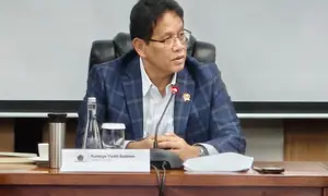 Menteri Keuangan (Menkeu) Purbaya Yudhi Sadewa memimpin sidang perdana debottlenecking di Kantor Pusat Kementerian Keuangan, Jakarta Pusat, Senin (23/12/2025). (Liputan6.com/Tira)