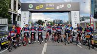 Tim sepeda balap diaspora Indonesia di Eropa yang bernama Adler Nusantara Berlin Cycling Club. (Dokumentasi KBRI Berlin)