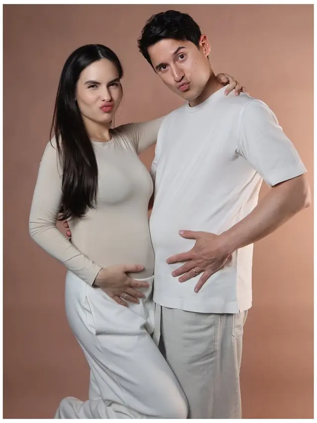 6 Potret Steffi Zamora Umumkan Hamil Anak Nino Fernandez, Unggah Foto Maternity