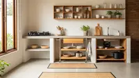 Desain Dapur Sederhana Tanpa Kitchen Set yang Tren di Rumah Kampung