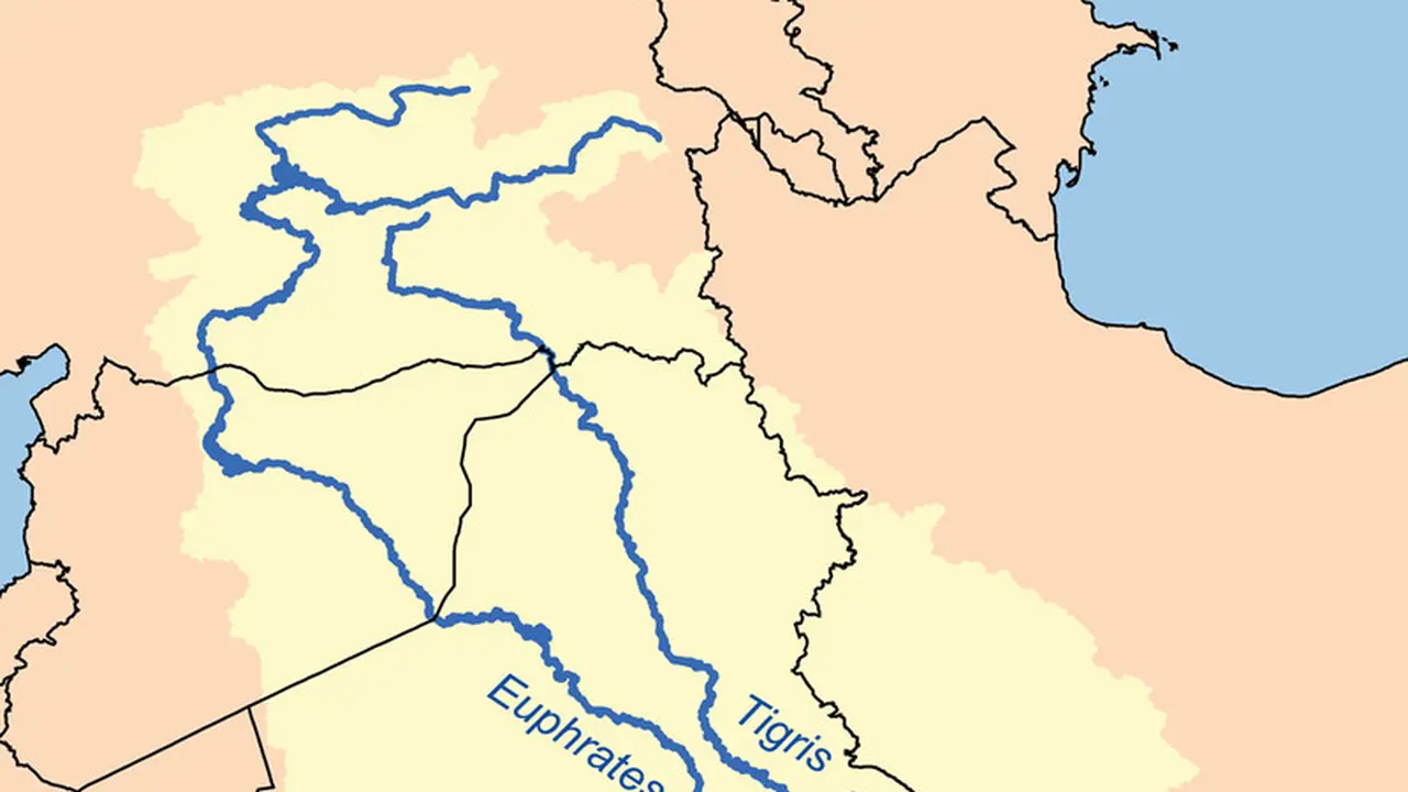Sungai Eufrat dan Tigris. (Wikimedia commons)
