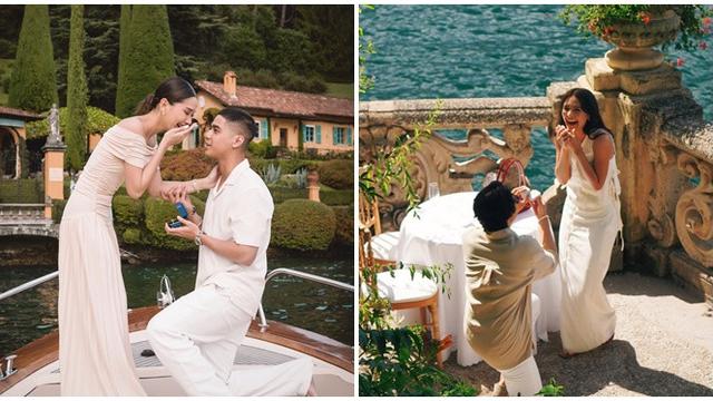 6 Beda Gaya Alyssa Daguise dan Amanda Rawles ketika Dilamar, Lake Como Jadi Saksi