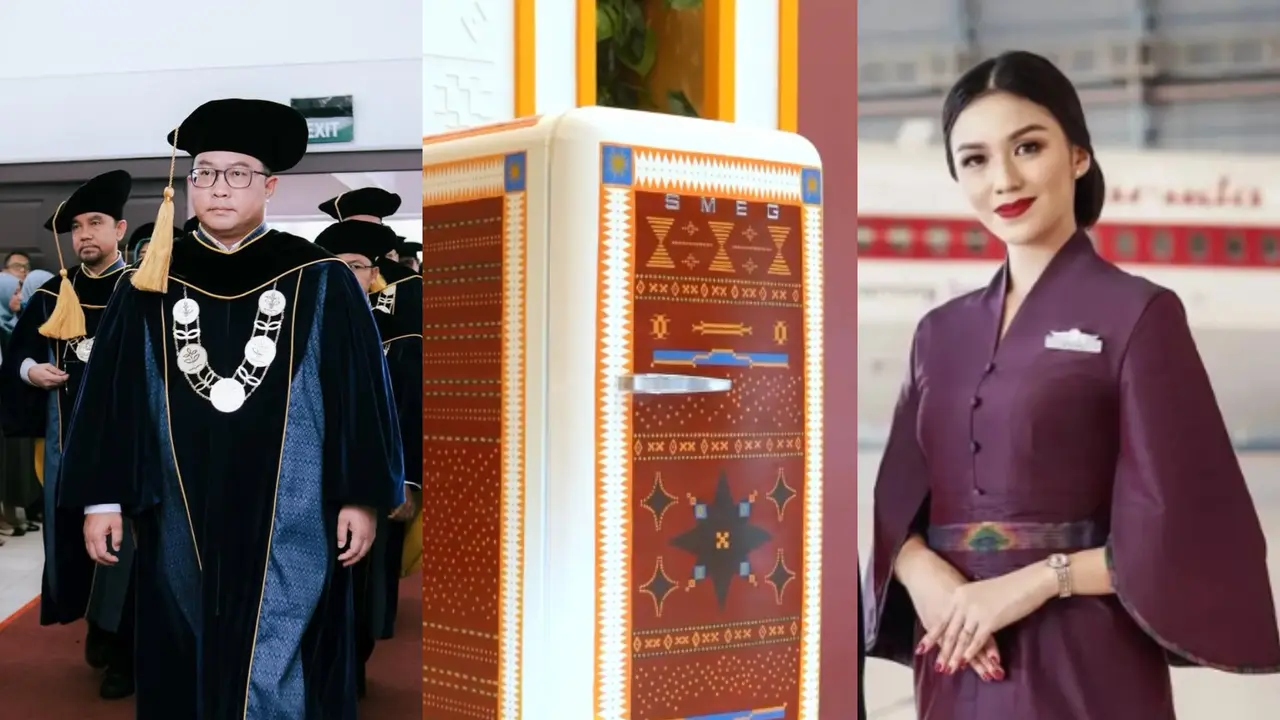 Kreasi Apik Didiet Maulana dengan Wastra, Dari Seragam Pramugari hingga Toga IPB yang Pakai Tenun