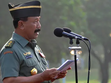 Citizen6, Jakarta: Pembacaan amanat dari Panglima TNI Laksamana TNI Agus Suhartono.