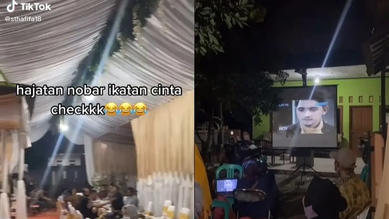 hajatan gelar nobar sinetron