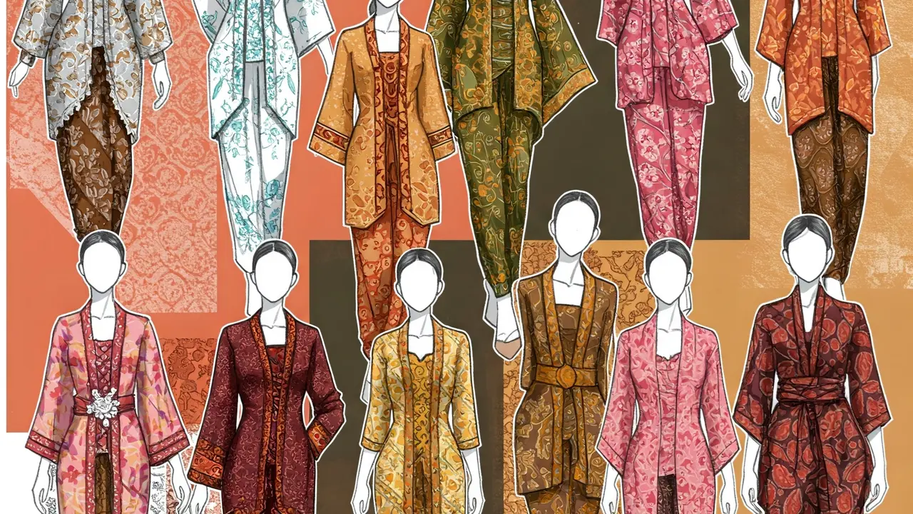 8 Inspirasi Model Kebaya Kutu Baru Modern yang Sedang Tren di 2025
