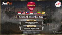 Tebesar di Asia Tenggara! Tonton Live Streaming UniPin SEACA Major 2022 di Vidio Selasa, 15 November